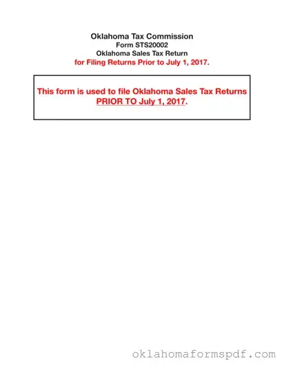Fill Out a Valid Oklahoma Sales Form